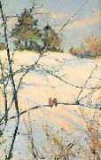 Karl Nordstrom Winter Scene from Skansen Spain oil painting artist